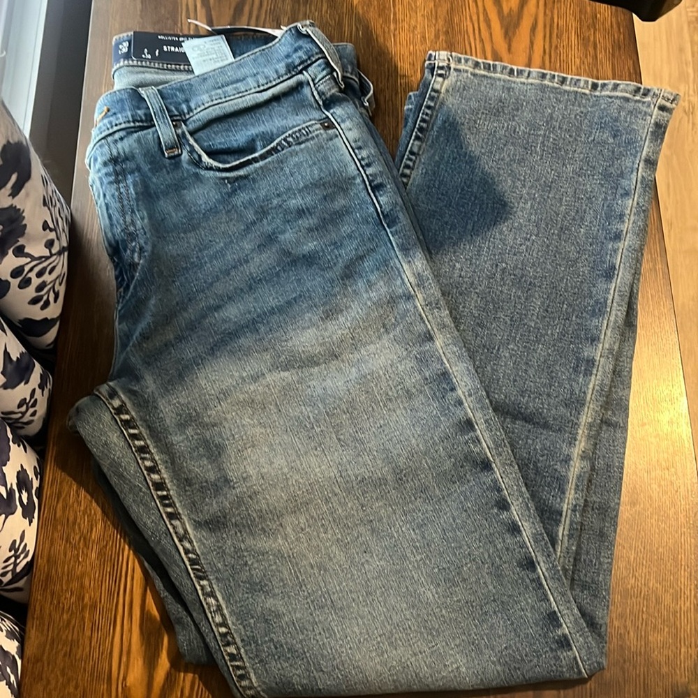 Hollister men’s jeans 30x30 straight leg blue